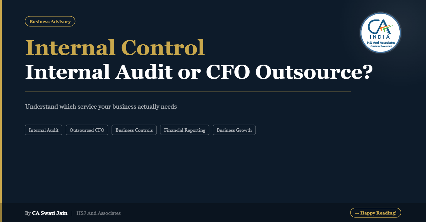 Internal Audit vs Outsourced CFO – Which One Does Your Business Need?