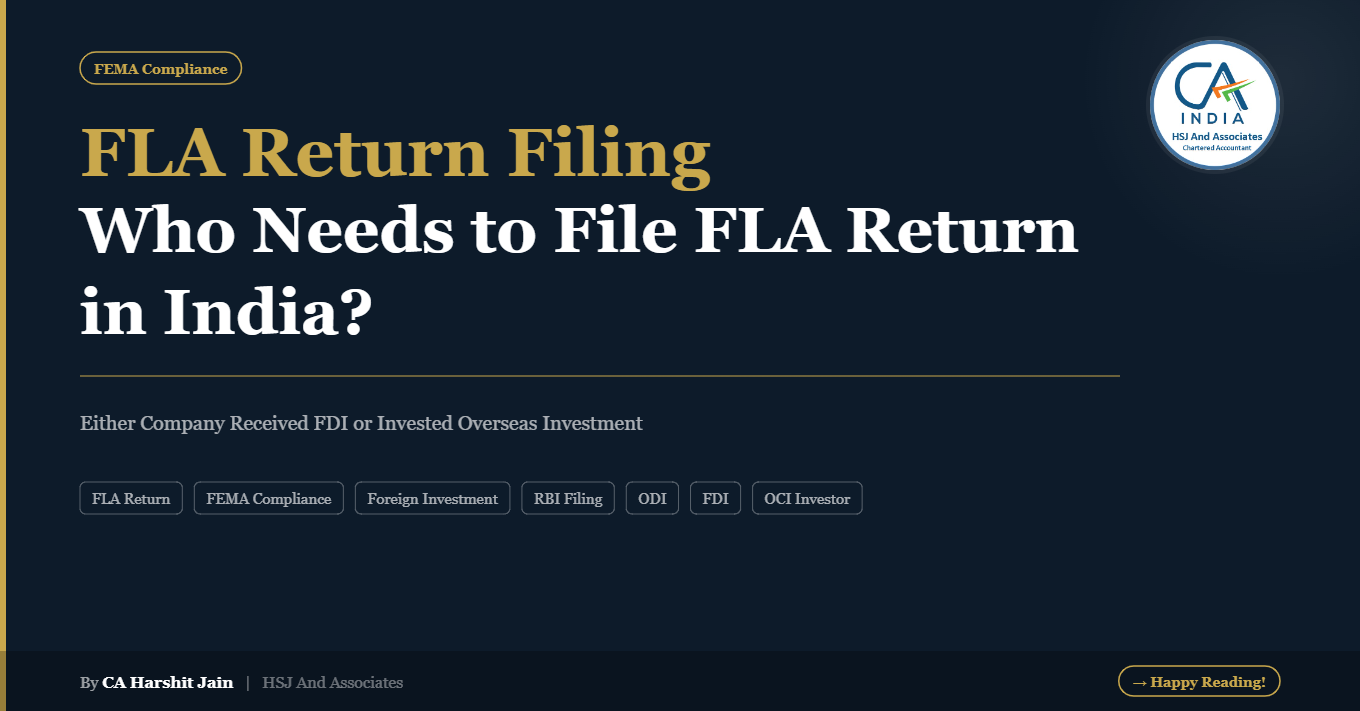 Who Needs to File FLA Return in India?
